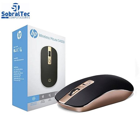 Mouse Sem Fio S4000 1600DPI Preto HP