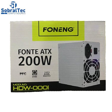 Fonte de Alimentacao ATX Para PC - HDW-0001- FONENG