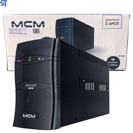 Nobreak UPS 1000VA One 3.1 Trivolt/115V MCM Com 6 Tomadas