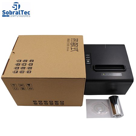 Impressora Térmica USB STec Pos 80mm de Cupom Com Guilhotina