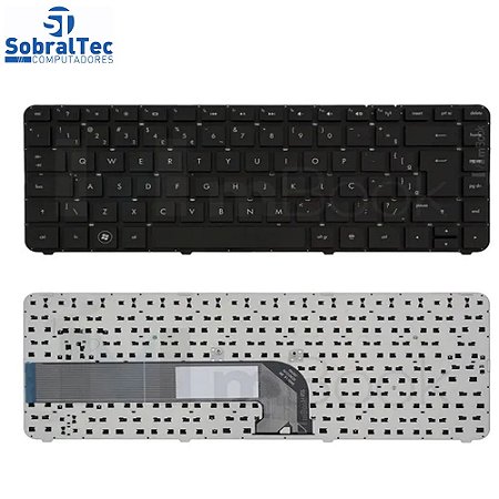 Teclado Notebook Compativel Com Hp Pavilion Dv4-3000 Dv4-4000 - Preto- Frame - Br