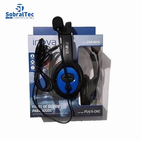 Fone De Ouvido Headphone Com Microfone Inova Fon-8619