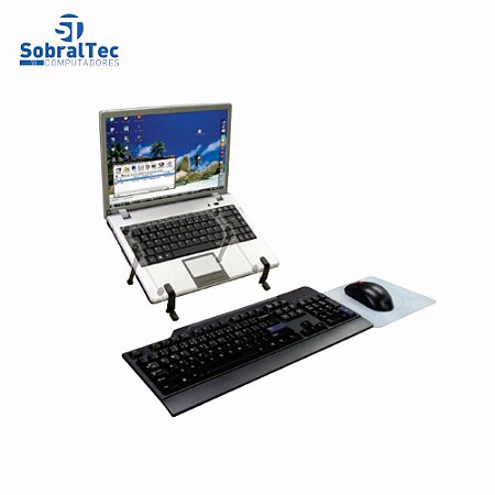Suporte de Mesa Para Notebook Nt Multi Preto Multivisao