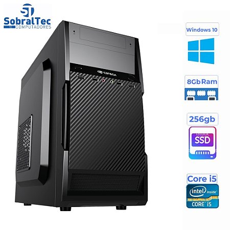 Computador Core i5 -HD SSD 256GB - Memória Ram 8GB- Micro- MT-25V2BK C3Plus- Windows 10