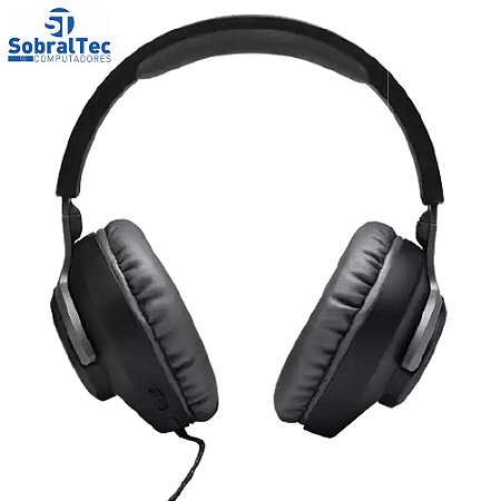 Fone de Ouvido JBL Quantum 100 Com fio e Microfone OVER-EAR - Preto