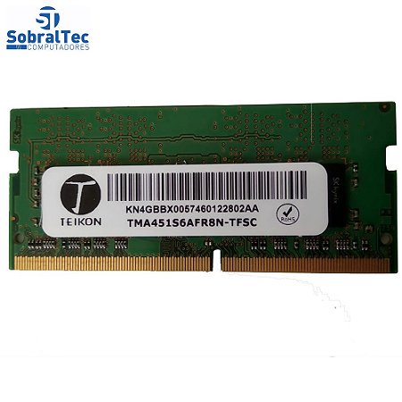 Memoria Ram Ddr4 Teikon 4Gb Tma451s6afr8n-tfsc USaDa