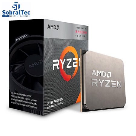 Processador AMD Ryzen 3 3200G, Cache 4MB, 3.6GHz (4GHz Max Turbo), AM4 - YD3200C5FHBOX