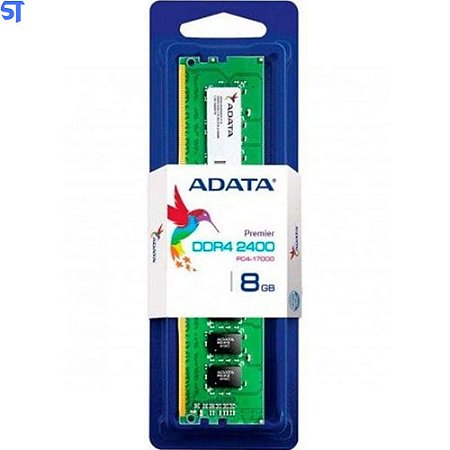 Memoria Ram Desktop Ddr4 Adata 8gb (1x8) 2400mhz Ddr4- Ad4u240038g17-S