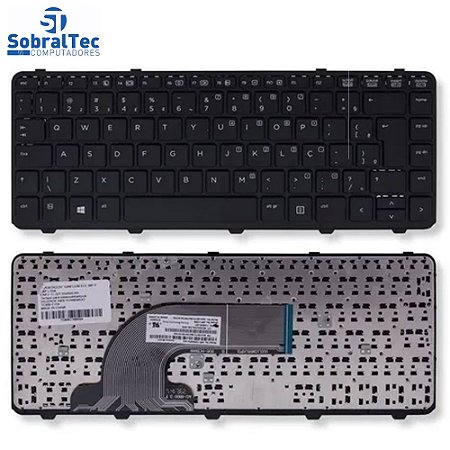 Teclado Notebook Compativel Com Hp Probook 430 G2 - 440 G1 - 440 - Black - Br - Frame