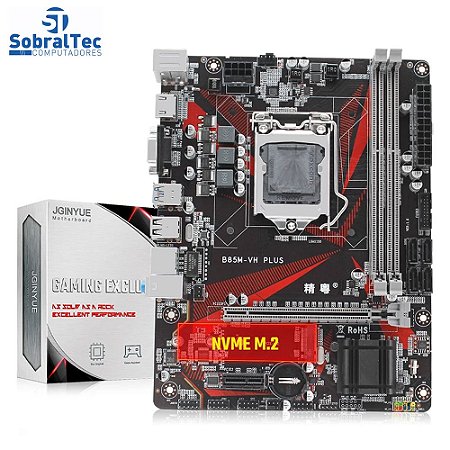Placa Mãe 1150 Para Processador i3 i5 i7 Xeon E3 DDR3 16G  De Memória M.2 NVME USB3.0 B85M-VH PLUS