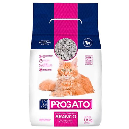 Granulado Higiênico Progato Branca Para Gatos