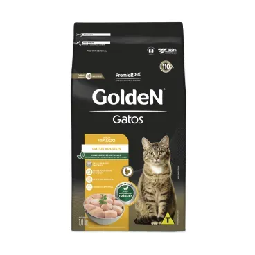 Ração Golden Gatos Adultos Sabor Frango - PremierPet