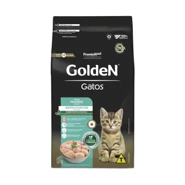Ração Golden Gatos Filhotes Sabor Frango - PremierPet