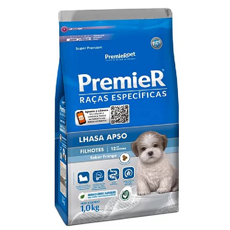 Ração Premier Raças Específicas Lhasa Apso Filhotes Sabor Frango - PremierPet