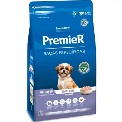 Ração Premier Raças Específicas Shih Tzu Filhotes Sabor Frango - PremierPet