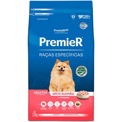 Ração Premier Raças Específicas Spitz Alemão Adultos Sabor Frango - PremierPet