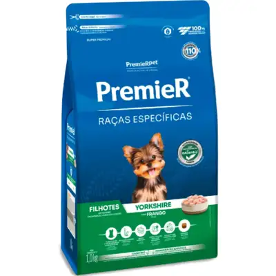 Ração Premier Raças Específicas Yorkshires Filhotes Sabor Frango - PremierPet