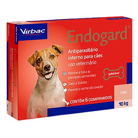 Vermífugo Endogard Para Cães Até 10kg Virbac