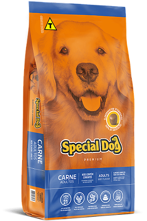 Ração Special Dog Premium Cães Adultos Sabor Carne