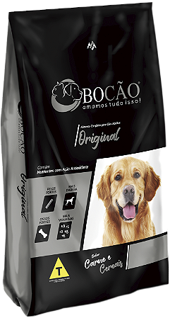 Ração Bocão Original Cães Adultos Sabor Carne