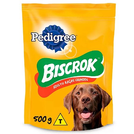 Biscoito Pedigree Biscrok Maxi para Cães Adultos de Raças Grandes