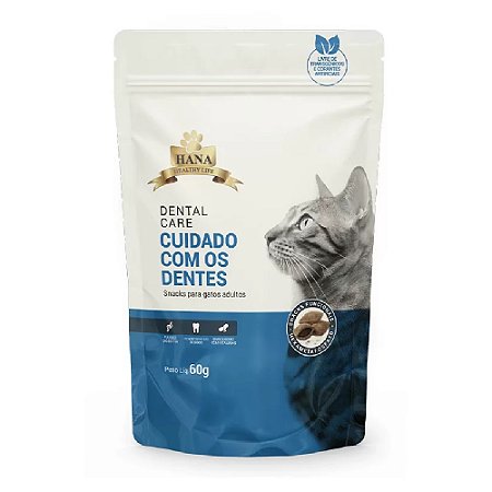 Snack Hana Nuggets Cuidados com os Dentes Gatos Adultos 60g