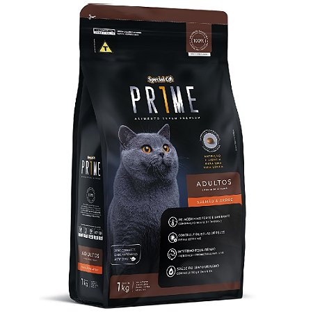 Ração Special Cat Prime Gatos Adultos Sabor Salmão e Arroz