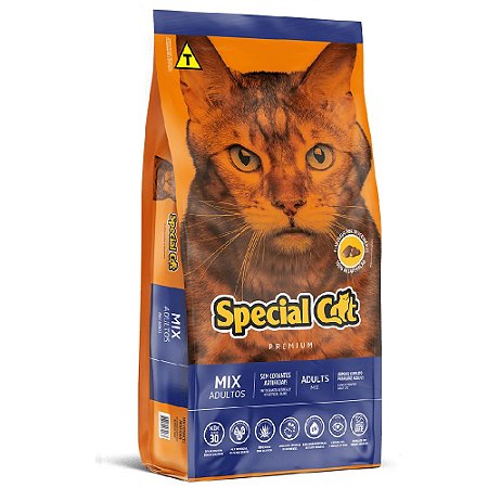 Ração Special Cat Premium Gatos Adultos Sabor Mix