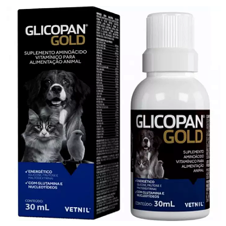 Glicopan Gold Suplemento Vitamínico Líquido Oral - Vetnil