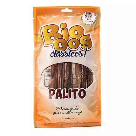 Snack Natural Biodog Clássicos para Cães Sabor Palito 5un