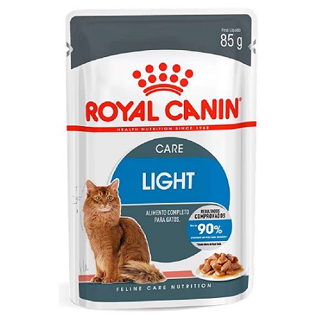 Ração Úmida Royal Canin Gatos Light Care Ao Molho