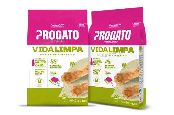 Granulado Higiênico Progato Vida Limpa Para Gatos