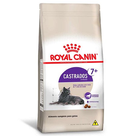 Ração Royal Canin Gatos Castrados Adultos 7+ Sterilised