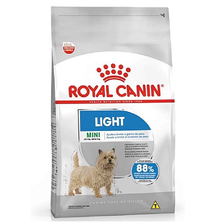 Ração Royal Canin Mini Light Cães Adultos Porte Pequeno com Tendências ao Sobrepeso