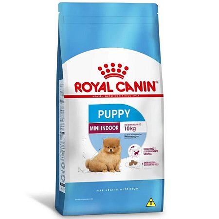 Ração Royal Canin Mini Indoor Puppy Cães Filhotes de Porte Pequeno