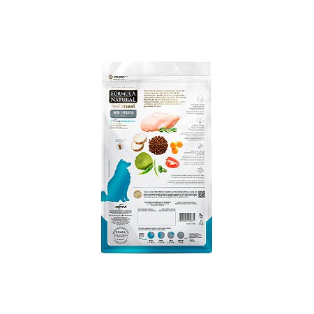 Ração Fórmula Natural Fresh Meat Cães Sênior Raças Mini e Pequena Sabor Frango