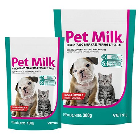 Pet Milk Sachet Substitutivo do Leite - Vetnil