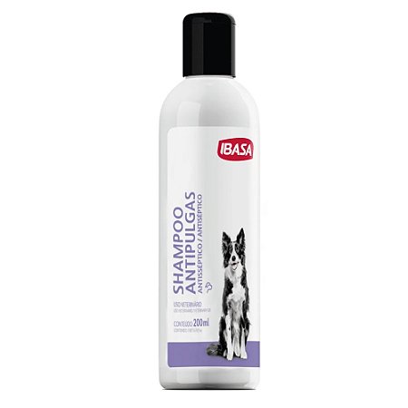 Shampoo Ibasa Antipulgas Antisséptico para Cães