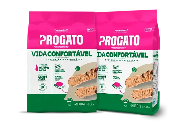 Granulado Higiênico Progato Vida Comfort Para Gatos