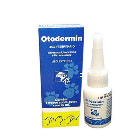 Otodermin para Cães e Gatos 20ml