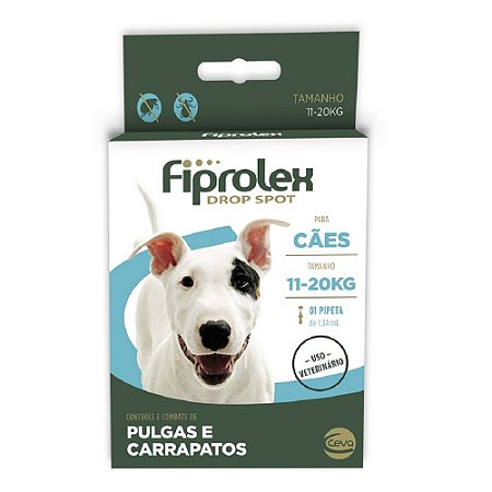 Fiprolex Antipulgas e Carrapatos Para Cães 11 a 20kg - Ceva
