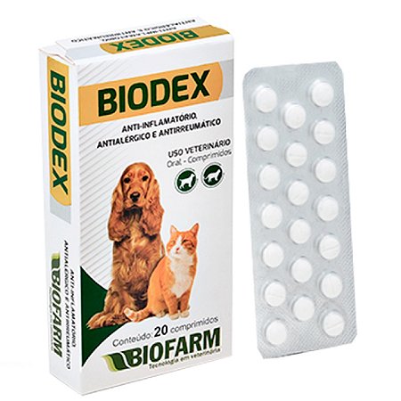 Biodex 0,5mg Dexametasona Biofarm 20 Comprimidos