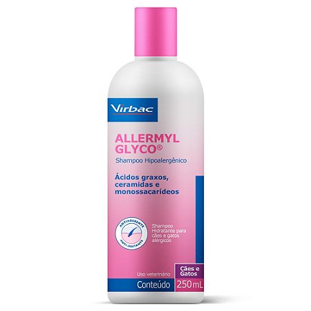 Shampoo Hidratante Allermyl Glyco 250ml - Virbac