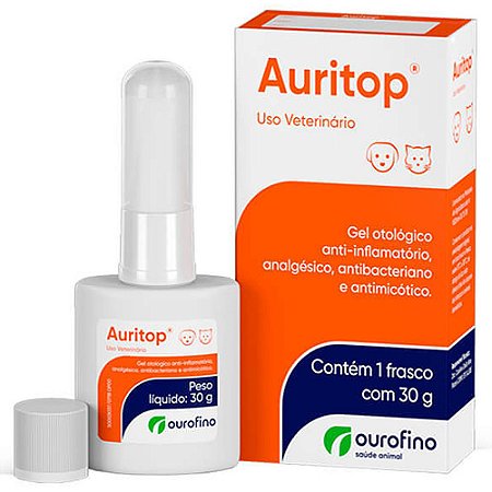 Auritop Gel Tratamento Otológico Ourofino 30g