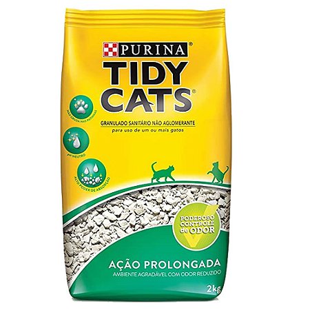 Areia Higiênica Nestlé Purina Tidy Cats para Gatos 2kg