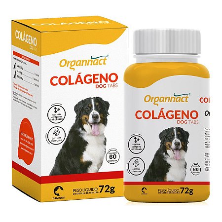 Suplemento Vitamínico Organnact Colágeno Dog Tabs 72g