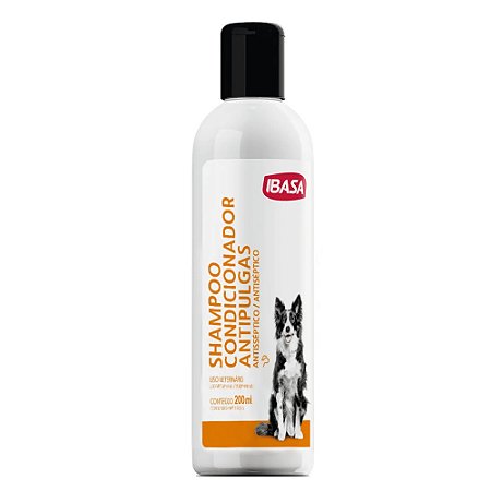 Shampoo Condicionador Ibasa Antipulgas Antisséptico 200ml