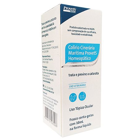 Colírio Cinerária Marítima 10ml Provets