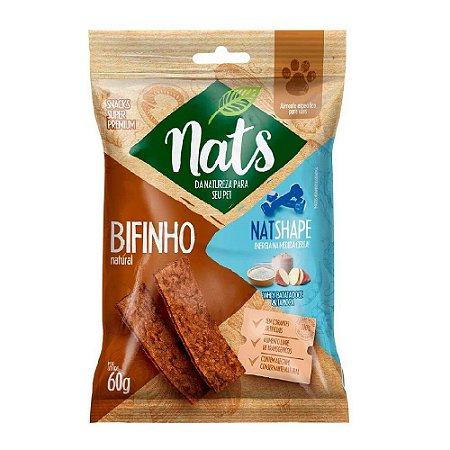 Snack Nats Bifinho Natural NatShape 60g