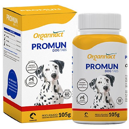Suplemento Vitamínico Organnact Promun Dog 105g 60CPS